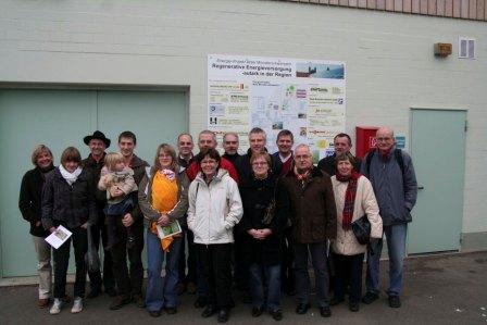 Gruppenbild im Regen